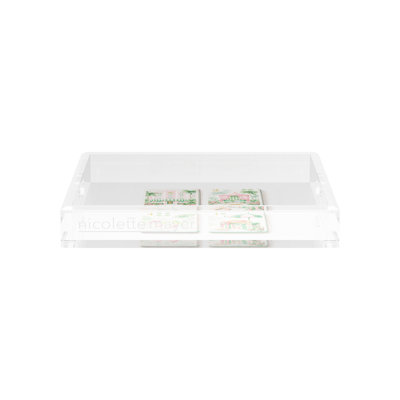 Square Abstract Decorative Tray