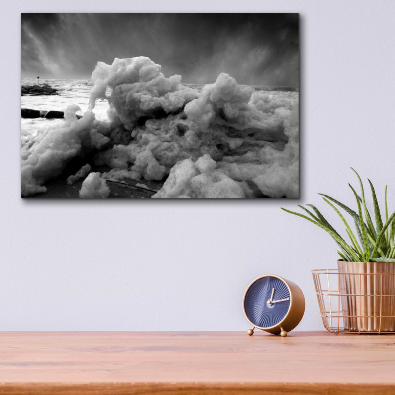 " Land Clouds " by Sebastien Lory, 12" H x 16" W x 0.13" D