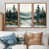 Brown Floater Framed Canvas