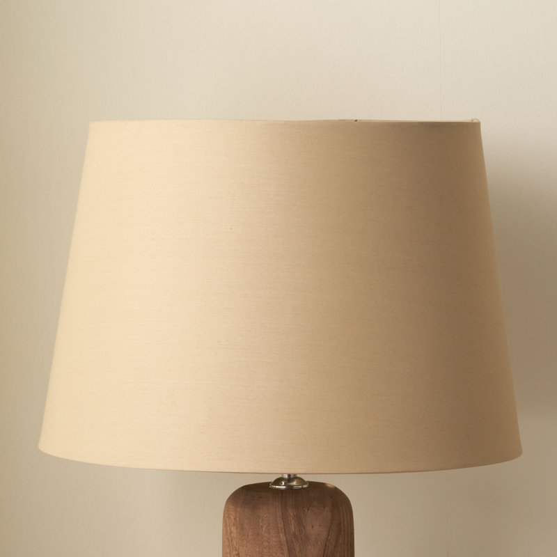 17.2 cm H Empire Cotton Blend Lamp Shade ( Screw On ), Taupe