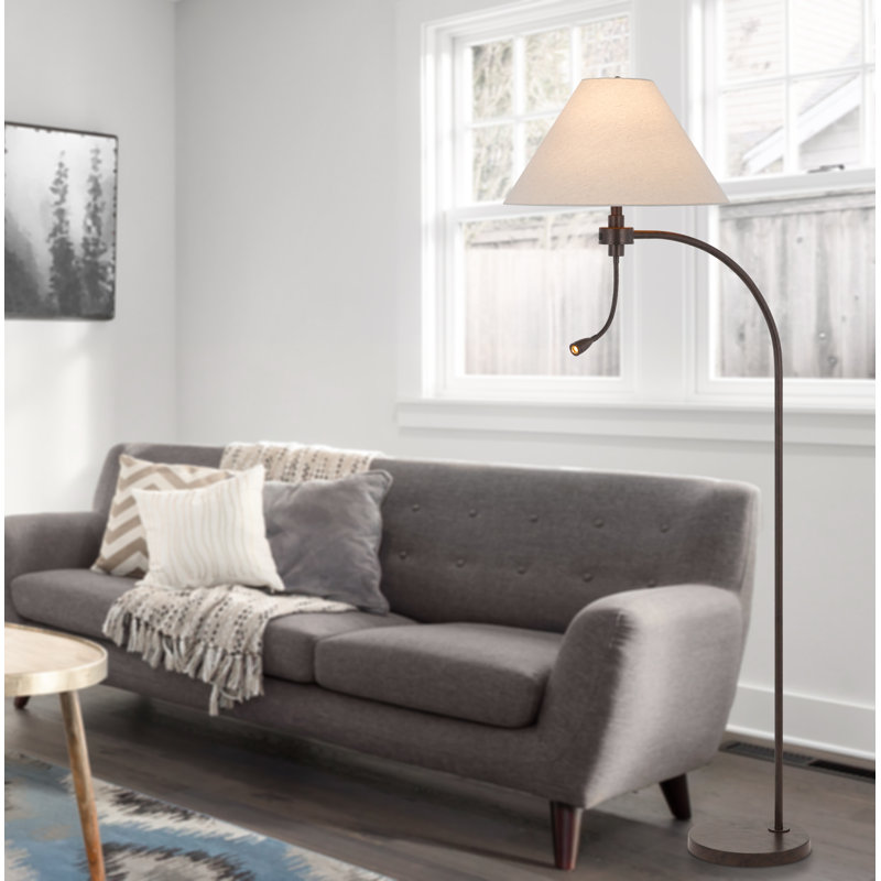 Lyeland 67.5'' Arched Floor Lamp, Bronze