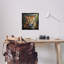 «Leopard Face Portrait», peinture murale encadrée par Noah Bay-543849245-543849217