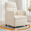 Fauteuil inclinable électrique moderne en tissu Teddy -1666380691