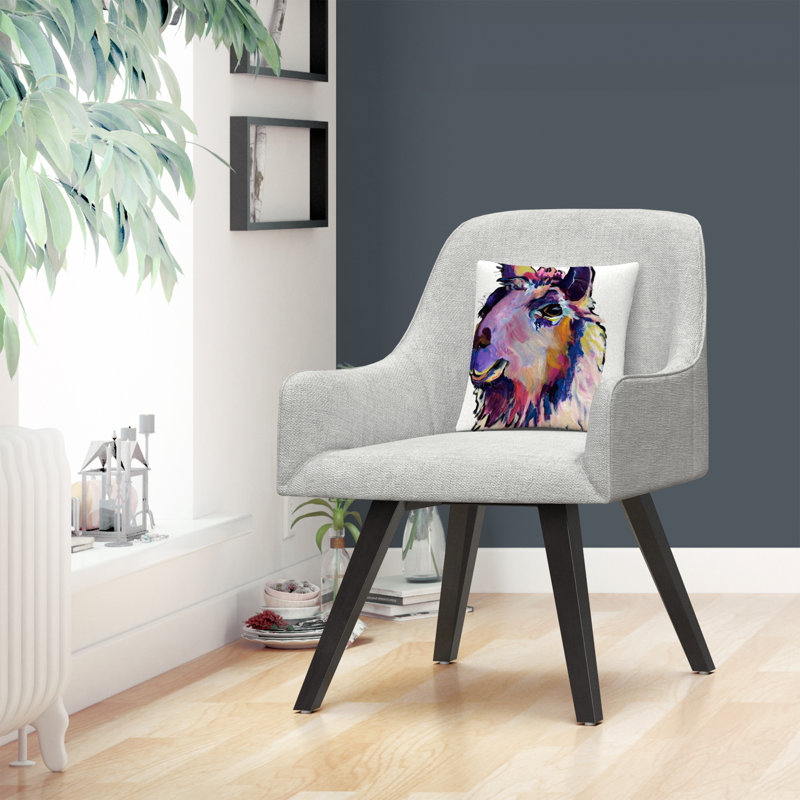 Coussin décoratif 16 "Pat Saunders - Blanc Fabio