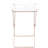 Clear Acrylic And Tray Table With Portable Feature Fashionable Cross Sled Base