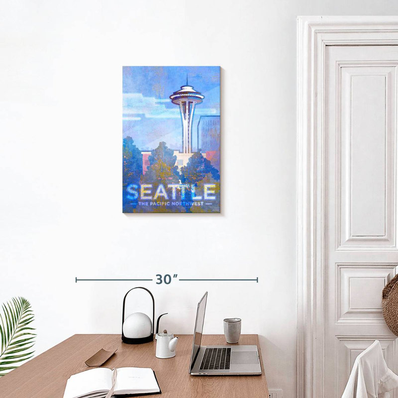 Seattle I, 24" H x 16" W