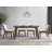 Ginny Walnut Finish Dining Table