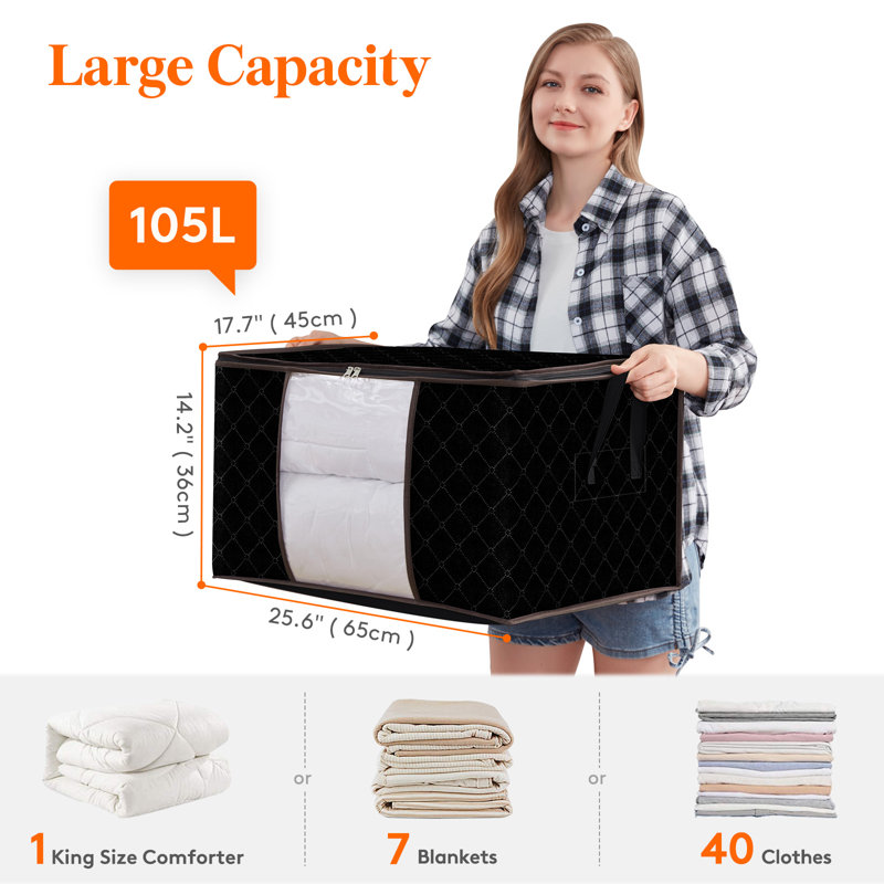 Fabric, Polyvinyl Chloride Garment Bag, Black