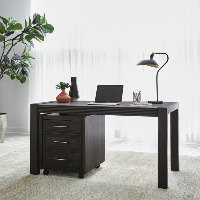 Ensemble de bureau 2 pièces Bowes, 2 Pieces: Desk, Filing Cabinet