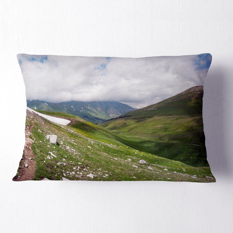 Coussin des montagnes du nord du Caucase - impression de paysage