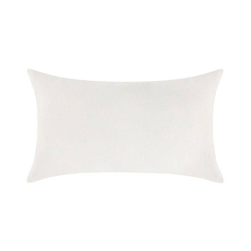 Paloma Hemp Fabric Ochre Amber Standard Sham, King, Ivory