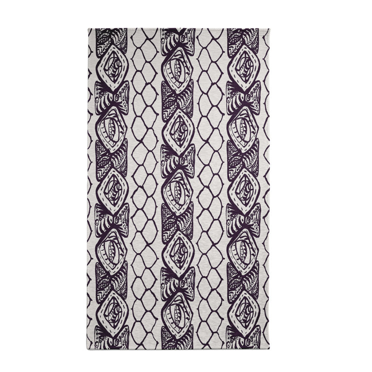 Safari Chenille Geometric Indoor Rug