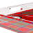 Xmas Tree Plaid Acrylic Square Decorative Tray-122238854