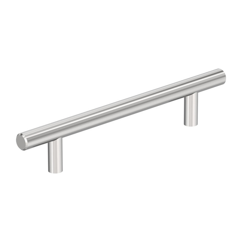Poignée d'armoire chrome poli 5-1 / 16 po (128 mm) centre à centre - paquet de 10, 5 1/16", Chrome poli