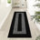 Tapis de couloir antidérapant à doublure en caoutchouc de luxe Home Decor
