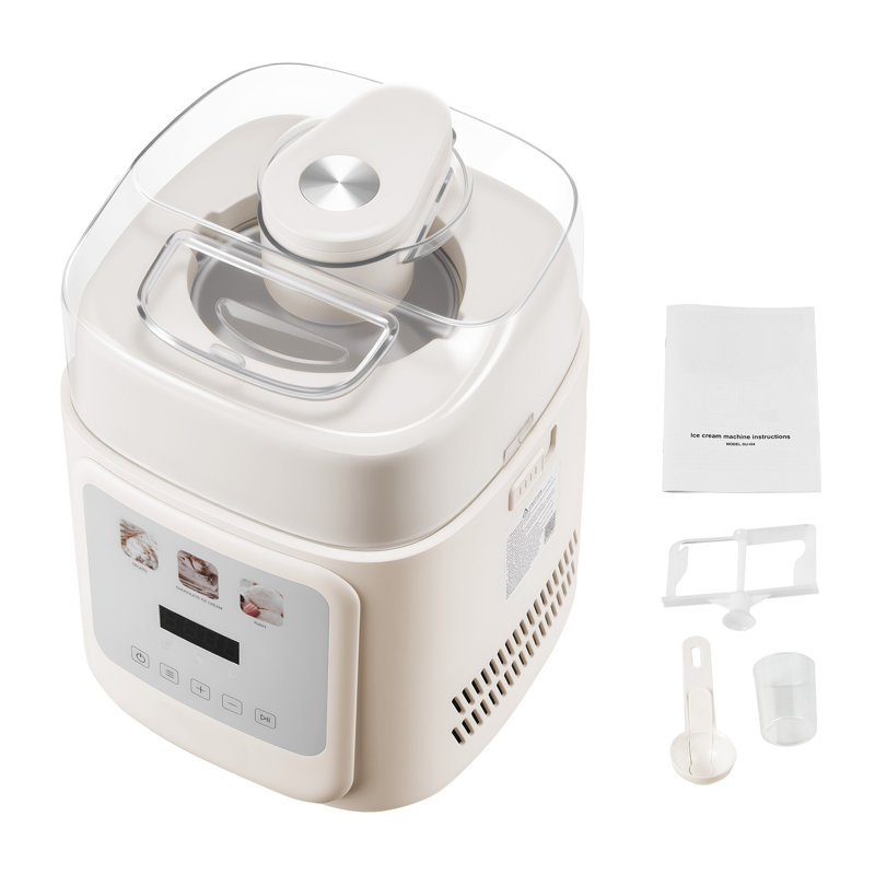 Machine à crème glacée automatique de 1 pte avec compresseur intégré sans pré-congélation