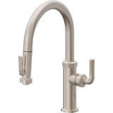 Descanso Kitchen Pull-Down Kitchen Faucet with Squeeze Sprayer - Low Arc Spout