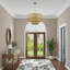 Grand lustre 6 feuilles Weavington