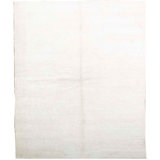 Hand-Knotted High-Quality White Area Rug