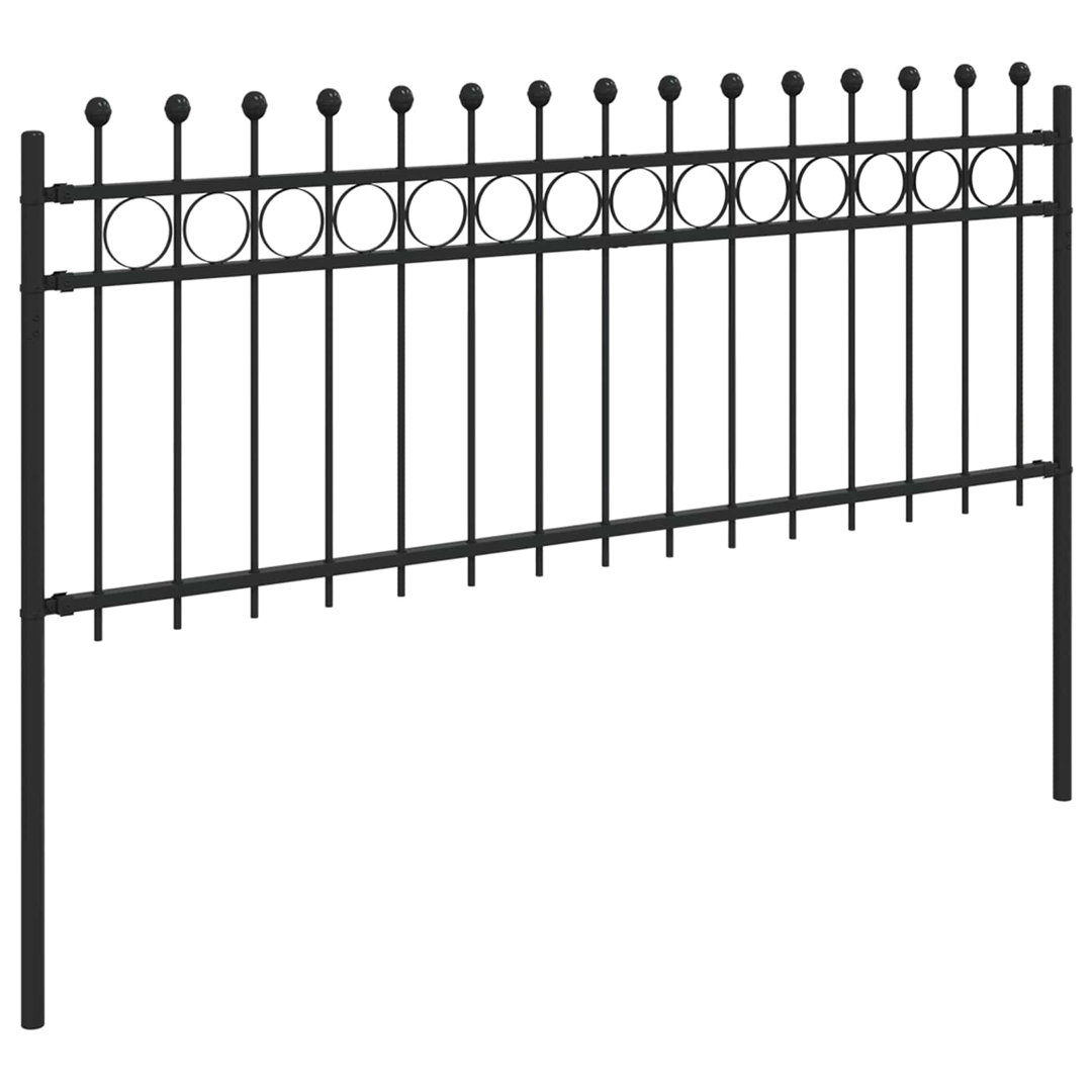 Powder-Coated Steel Fence Panels Included