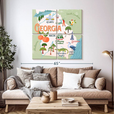 Aliaz State Maps - Georgia Attractions