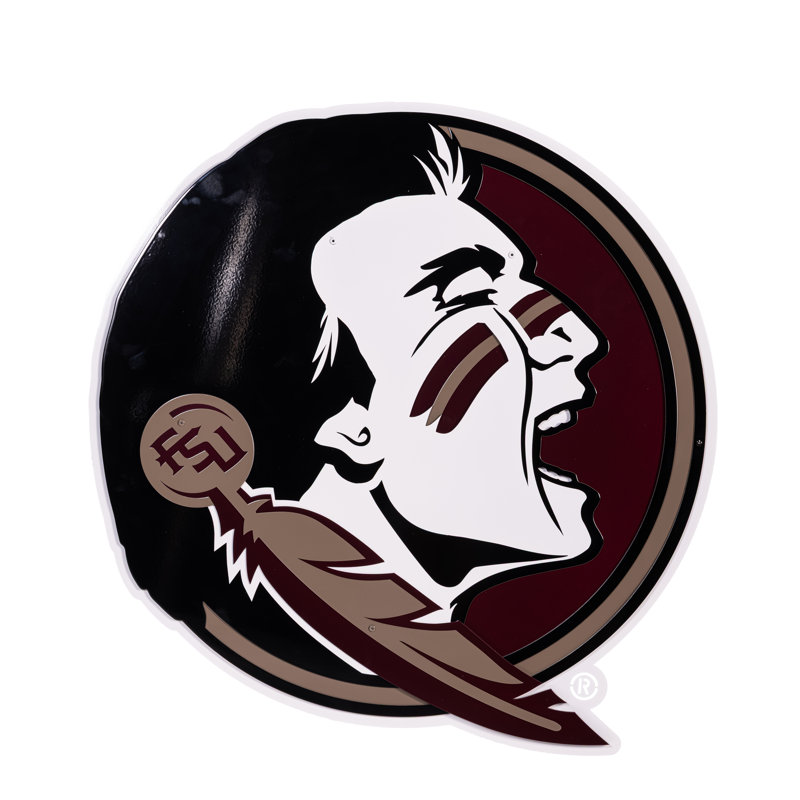 «Florida State University», art mural en métal superposé