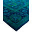 Overdyed Hand-Knotted Wool Modern-Contemporary Green Area Rug 10' 3" x 14' 5"