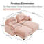 Rose modulaire avec chenille, mousse à haute densité et plusieurs options de sièges pour les pièces compactes