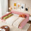 Lit de jour rembourré avec 4 pieds de soutien-2102893702