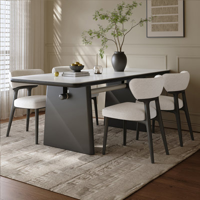 Vintage simple style family dining table sets