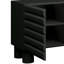 Élégant meuble télé à porte ondulée avec tablettes réglables-824765308