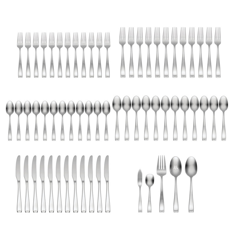 Oneida Satin Moda 65pc Flatware Set