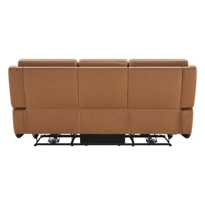 Genuine Leather Power Recliner Sofa