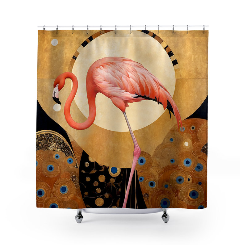Rideau de douche Glint Flamingo