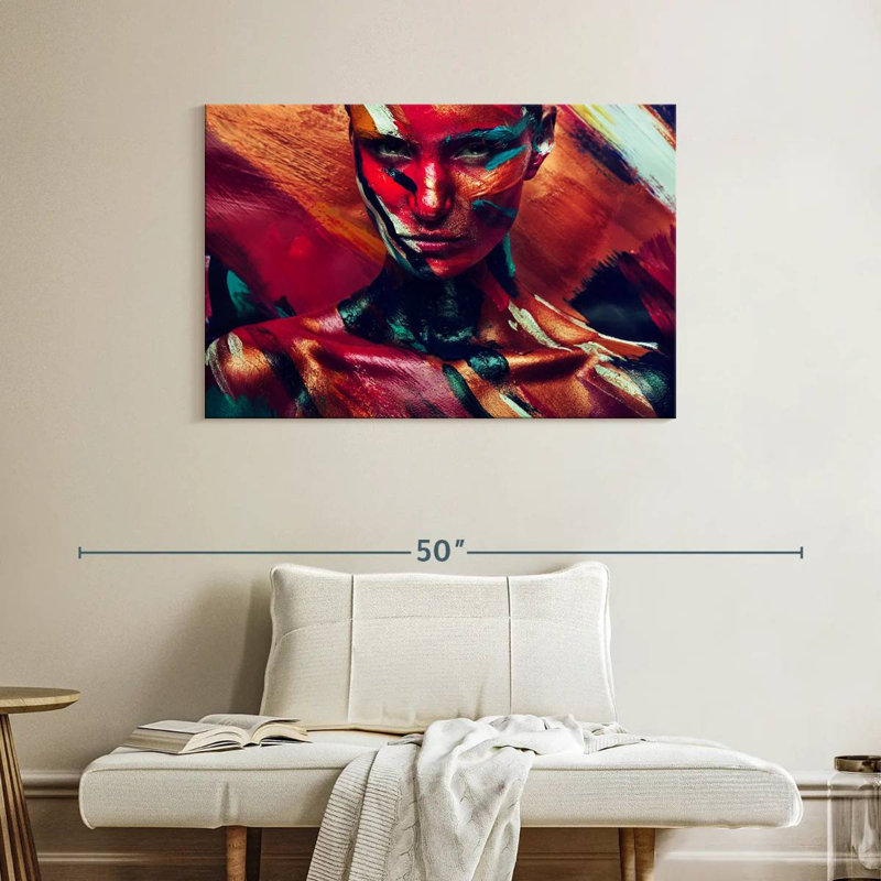 Senne Amazon Female Portrait, 26" H x 39" W