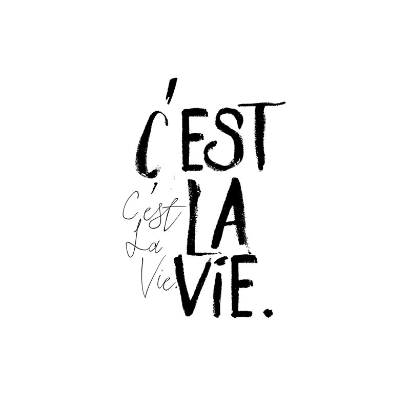 C'est La Vie by Honeymoon Hotel - Wrapped Canvas Print, 66.04 cm H x 45.72 cm W x 1.91 cm D