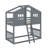Twin Over Twin House Bunk Bed With Ladder-841513840