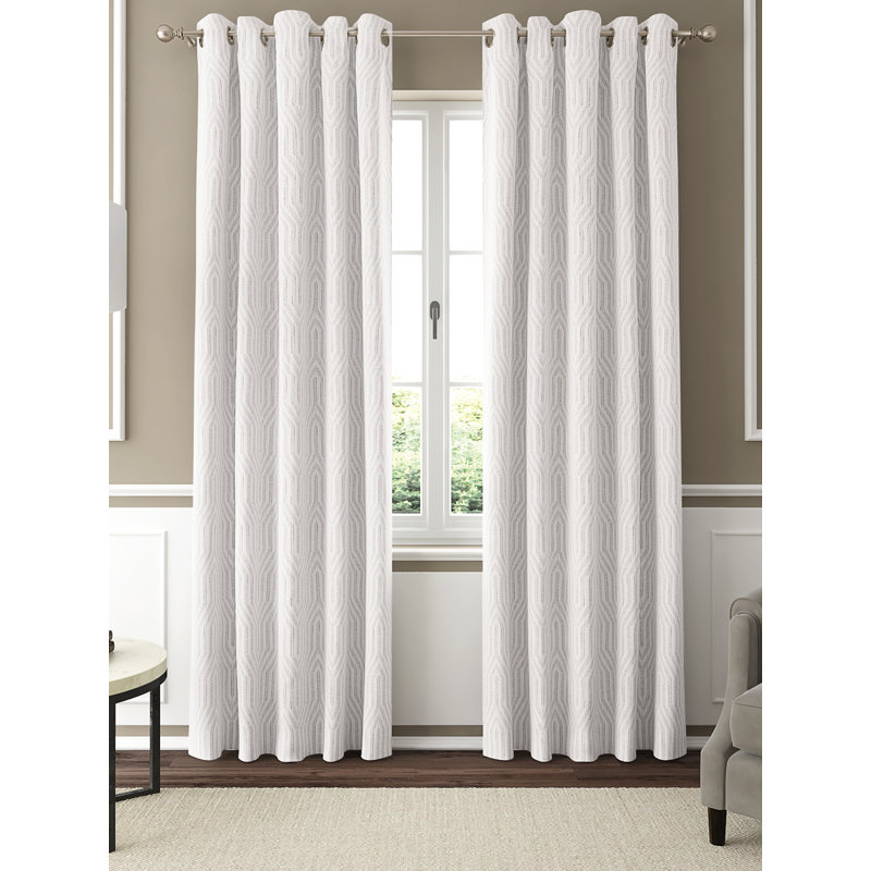 TREASURE Room Darkening Curtain Pair, Cloud