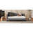 L-Shaped Linen Daybed, With Solid Wood Legs-26076399-26076398
