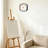 Navy Solid Wood Rounded Square Wall Clock