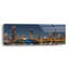  «Chicago Nighttime Skyline 2» par Epic Portfolio, art mural en verre acrylique, 36 po x 12 po-1013273183