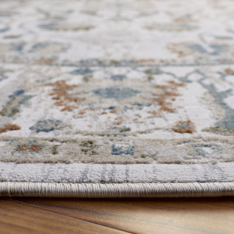 Maven Performance Oriental Indoor Rug, Round 6'7"