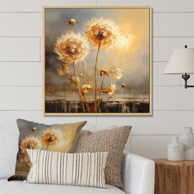 " White Dandelion Romantic Impression I "