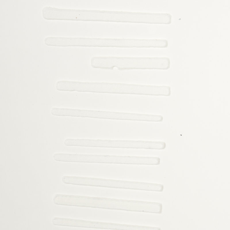 Random Lines Flood a Handmade Original, encadrée sous verre, Blanc, Random Lines White