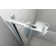  Flex X Duo 48 - 51 x 72" Frameless Pivot Shower Door 3/8" and 5/16" Flex X Clear Tempered Glass