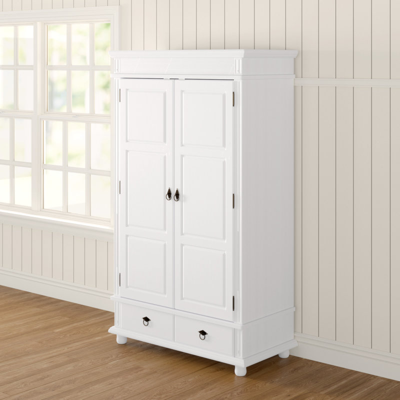Elliott 2 Door Wardrobe, H199 x W116 x D57cm