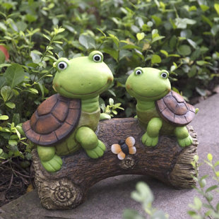 Solar Garden Statues Turtle Figurine Garden Decor Birthday Gifts for Mom  with 7