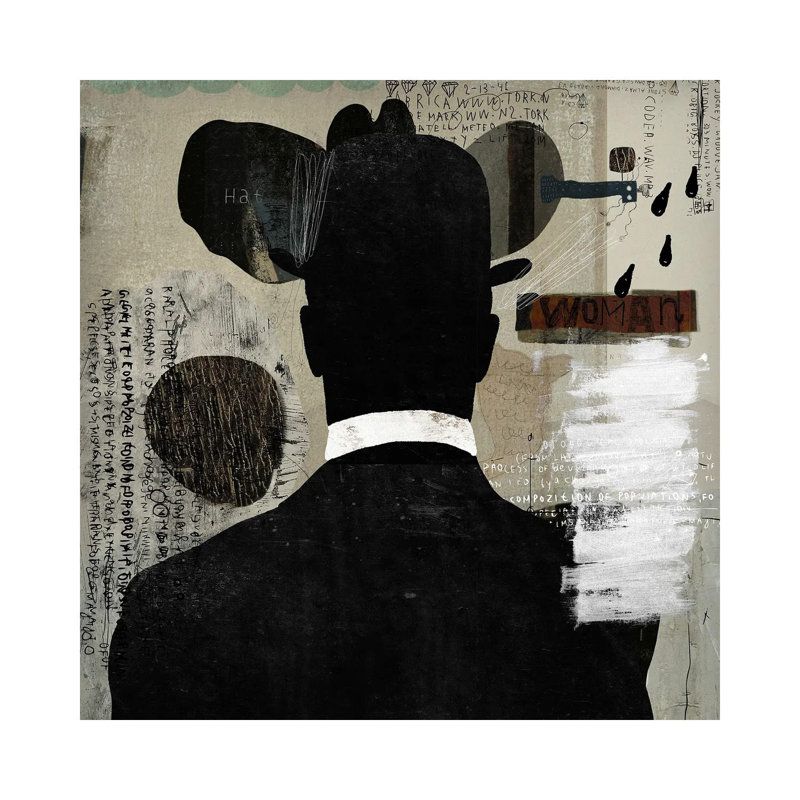 Mystery Man - Wrapped Canvas Print, 30.48 cm H x 30.48 cm W