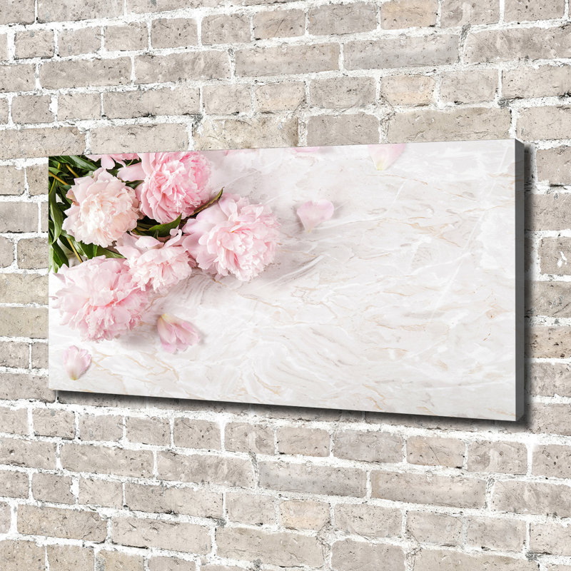 Peonies - Wrapped Canvas Print