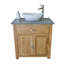 Blanca 750mm Single Bathroom Vanity with Vessel Ceramic Basin-16301844